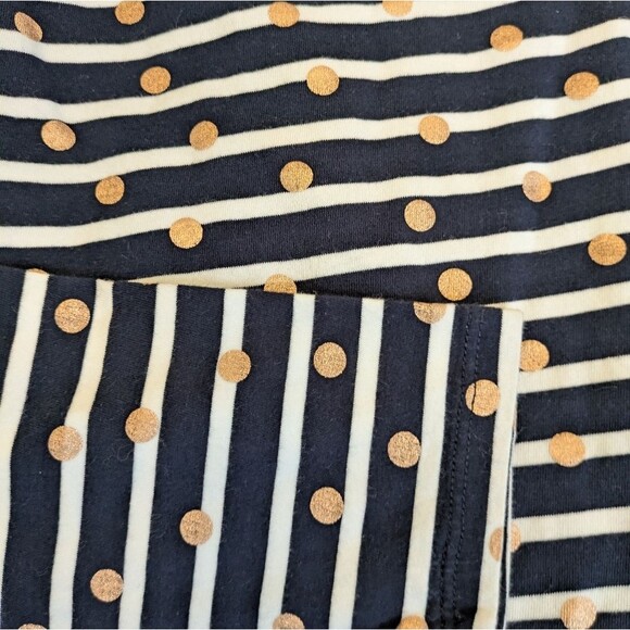 Boden Pink and Blue Fitted Long Sleeve T-shirt with Bateau Neckline - Picture 3 of 7